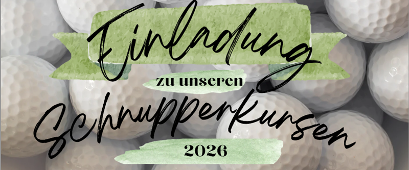 Schnupperkurse-2026-2 Golf Schnupperkurse 2026